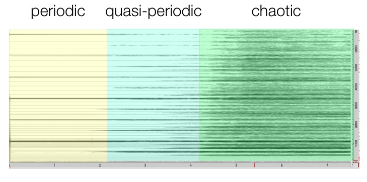 periodic quasiperiodic chaotic